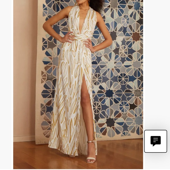 Diarrablu mailys Fiore Print Jacquard Convertible Dress - Picture 1 of 9